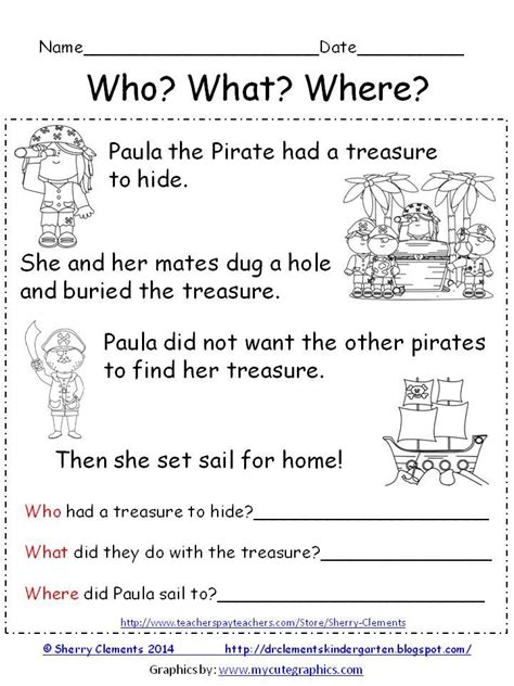 Wh Questions Reading Comprehension Worksheet