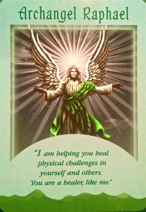 Archangel Raphael ~ Angel Of Healing Archangel Oracle