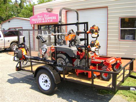 utility trailers are perfect for hauling lawn equipment! | Landscaping ...