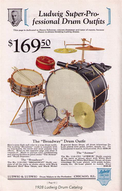Adolph Grotzkys 1928 Ludwig Drum Kit — Not So Modern Drummer