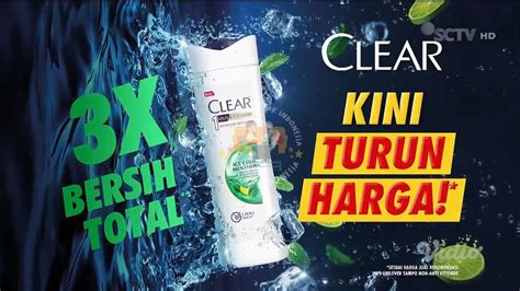 Iklan Clear Anti Ketombe Turun Harga 3x Bersih Total • 30s 2023 Youtube