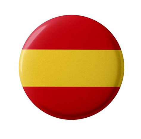 Spain Flag Button Badge Carla Maffioletti