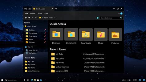 Windows 10 Dark Mode Concept 2021 By Protheme On Deviantart