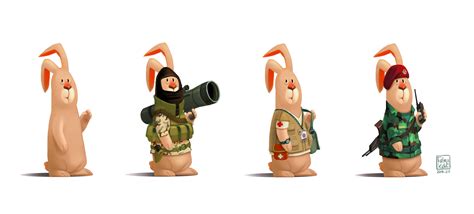 Artstation Rabbit Army 01