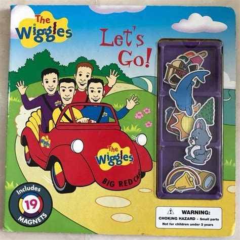 The Wiggles Lets Go Board Book With Magnets Babies And Kids Toys