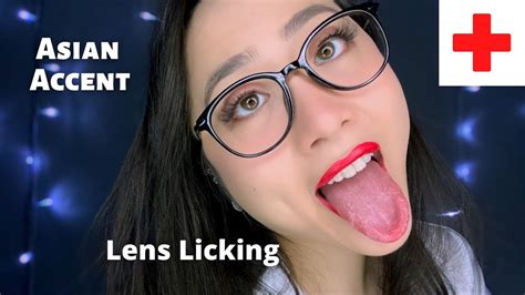Asmr Asian Nurse Licking You All Better Lens Licking Youtube