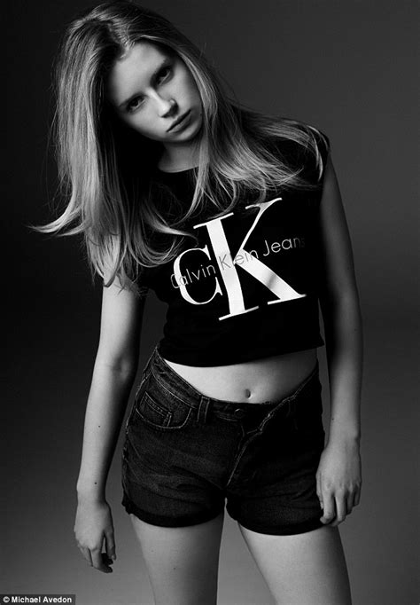 Kate Moss Sister Lottie Models For Calvin Klein Daily Mail Online