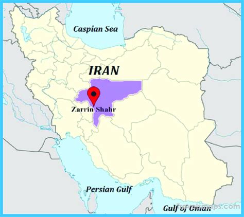Where Is Isfahan Iran Isfahan Iran Map Map Of Isfahan Iran TravelsMaps