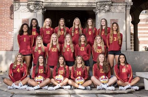 The 2017 Usc Womens Vollyball Team Fighton Volleyball Team Pictures