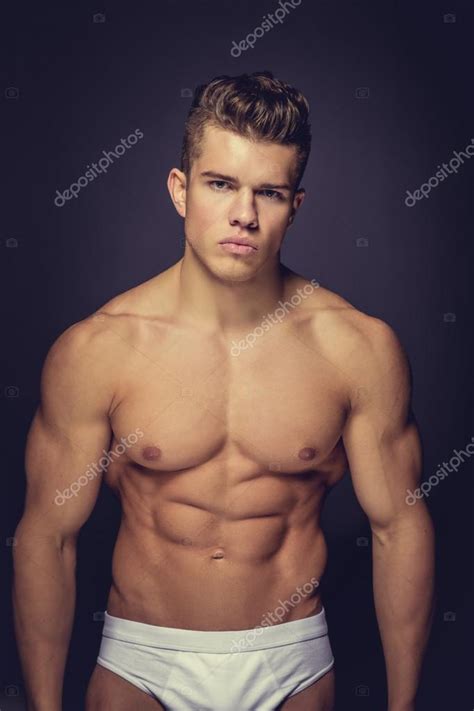 Muscular Guy In White Panties Stock Photo By Fxquadro