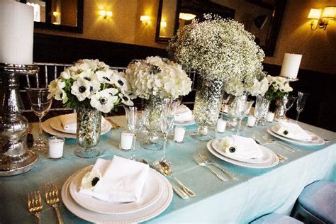 Aqua Flowers And Tablescapes Elizabeth Anne Designs The Wedding Blog