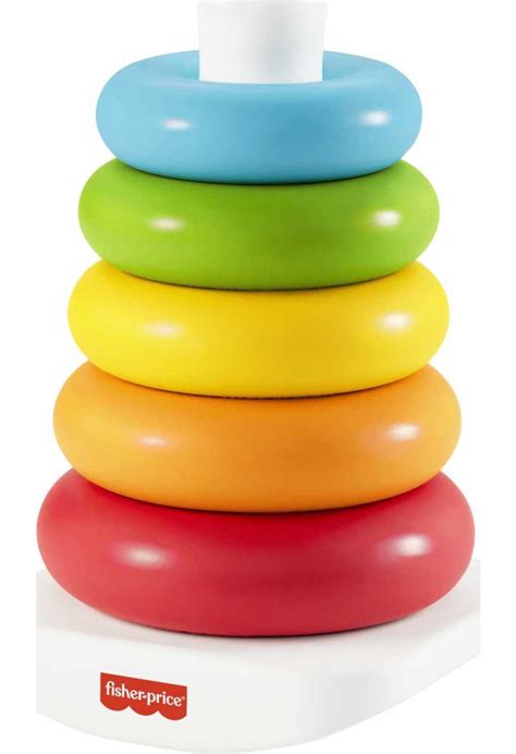 Buy Fisher Price Baby Stacking Toy Rock A Stack Rings With Roly Poly