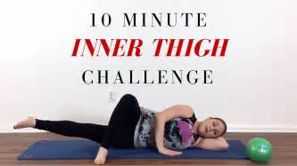 10 Minute Inner Thigh Workout With Adductor Exercises Youtube