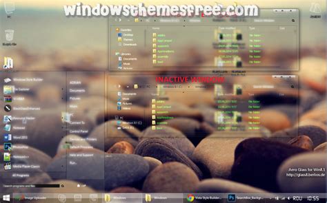 Full Glass Transparent Theme Windows 10 Free Download Theme Image