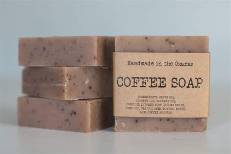 Coffee Soap Bar 5 Oz Exfoliating And Moisturizing Handmade Etsy