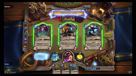 I was running a dreadsteed warlock, and. Arch Thief Rafaam Normal Mode Gameplay in Hearthstone League of Explorers Expansion - YouTube