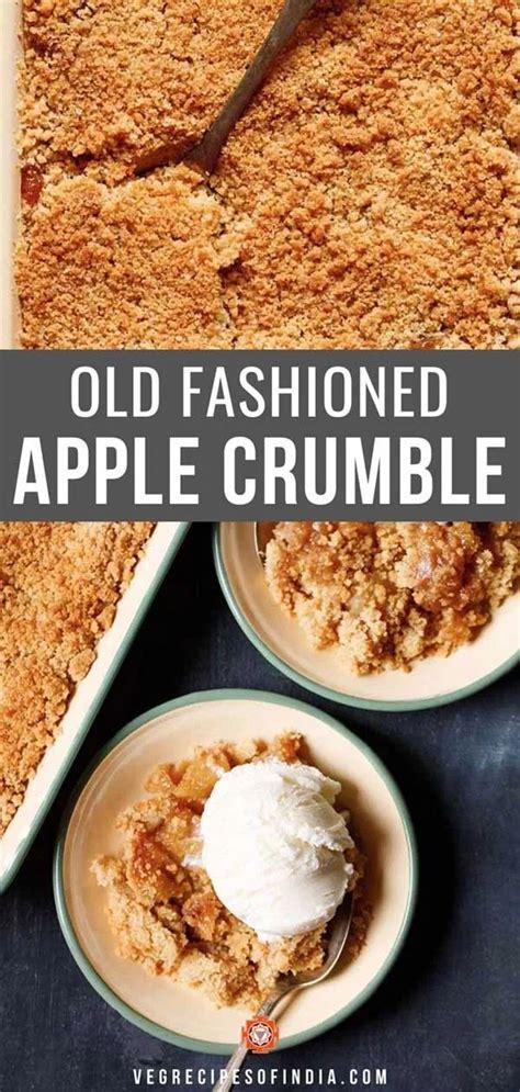 Apple Crumble Made The Old Fashioned Way This Apple Crumble Has A Crisp Texture On Top With A