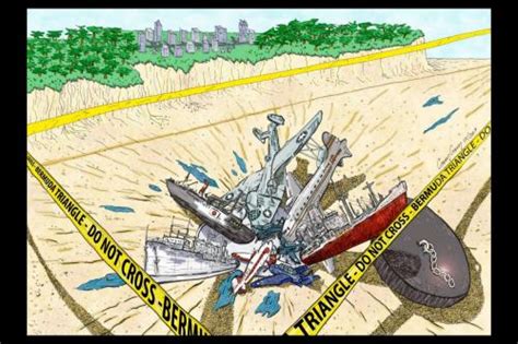 Bermuda Triangle By Csamcram Media And Culture Cartoon Toonpool