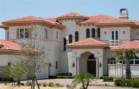 The size of your home. Red Tile Roof Homes - Tile Design Ideas