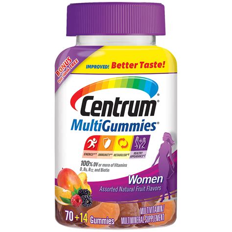 Centrum Multigummies Women S Multivitamin Gummies 84 Count