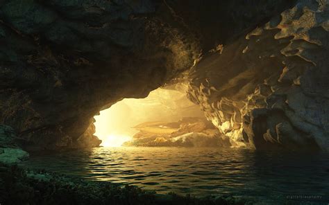 X Cave Lake P Resolution Wallpaper Hd Nature K Wallpapers Hot Sex Picture