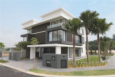 Look at these single storey bungalow design. Semi Detached House Plans Malaysia