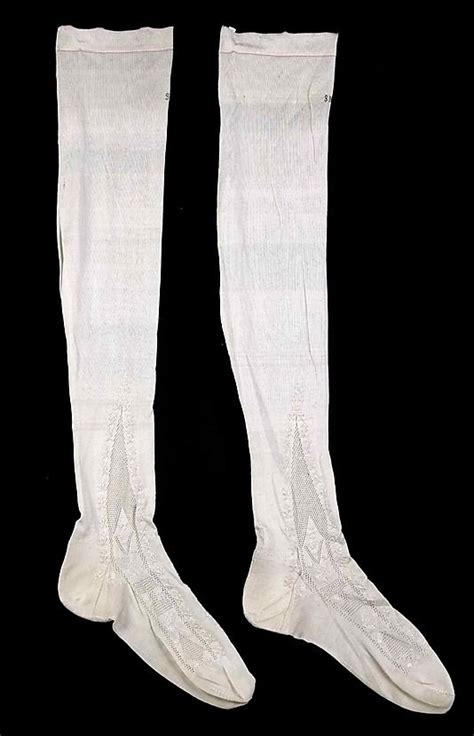 silk american 1850 60 the met accession nr 2009 300 7760a b lady stockings vintage