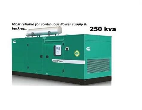 50 hz standard 250 kva cummins diesel generator 3 phase 415 at rs 1425000 set in bhilai