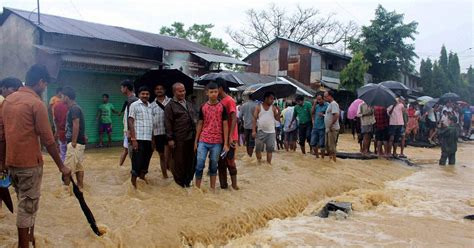 Assam Floods Seven Dead Six Lakh Affected As Situation Worsens