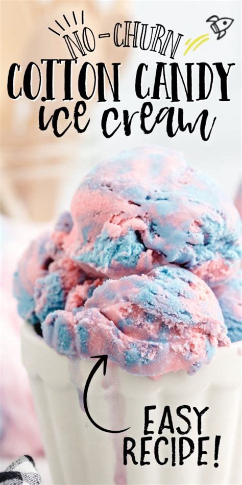 No Churn Cotton Candy Ice Cream Artofit