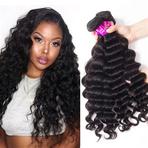Tinashe Hair Brazilian Loose Deep 4 Bundles Curly Weave Hairstyles