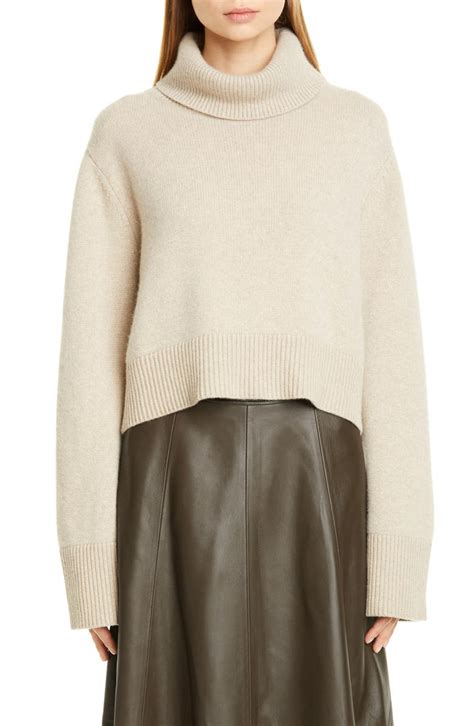 Co Boxy Cashmere Turtleneck Sweater Nordstrom