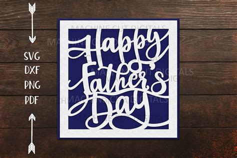 Free Father S Day Card Cricut Free SVG PNG EPS DXF File
