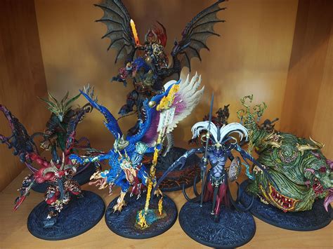 Archaon And The Greater Daemons Kairos Rotigus Skarbrand Shalaxi