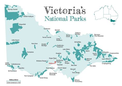 Victoria National Parks Map Gambaran