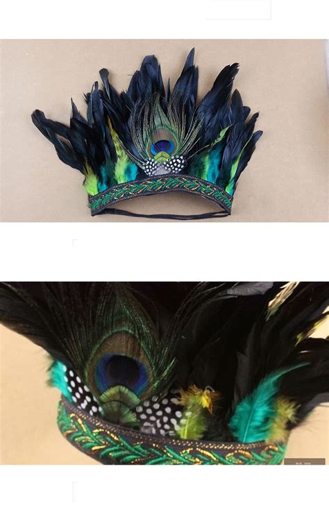 peacock feather headdress for drag queens queerks™ feather headdress native american