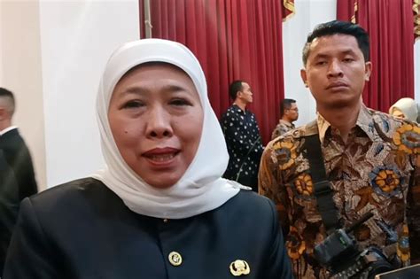 Lantik Penjabat Kepala Daerah Di Jatim Ini Pesan Khofifah