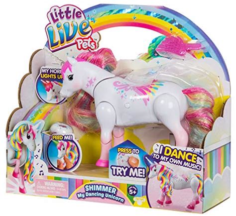 Little Live Pets Shimmer My Dancing Unicorn Rainbow Colors Unicorn