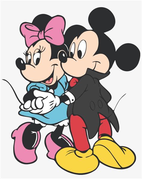 Mickey And Minnie Clipart Mickey Minnie Kissing Clipart Novocom Top