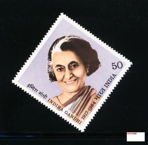 Heritage Of Indian Stamps Site India Stamps On Indira Gandhi