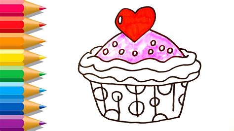 How To Draw A Cute Cupcake Free Download On Clipartmag