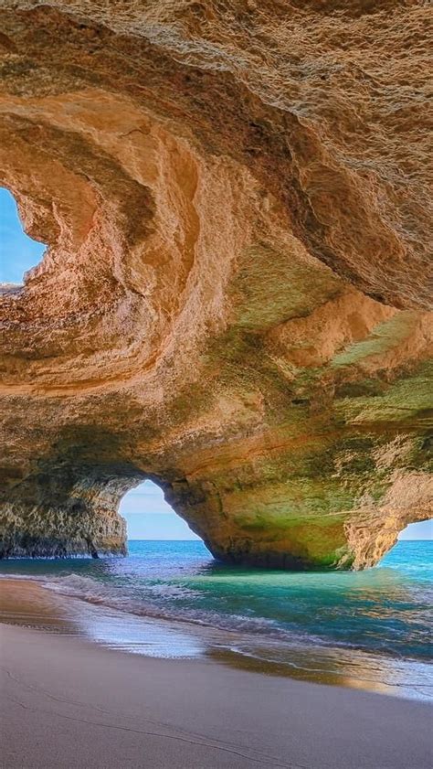 Benagil Sea Cave Near Algarve Portugal Backiee