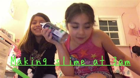 Making Slime At 3am Youtube