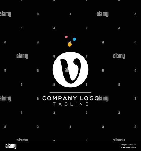 Dots Letter V Logo V Letter Design Vector With Dots Vector Lettering