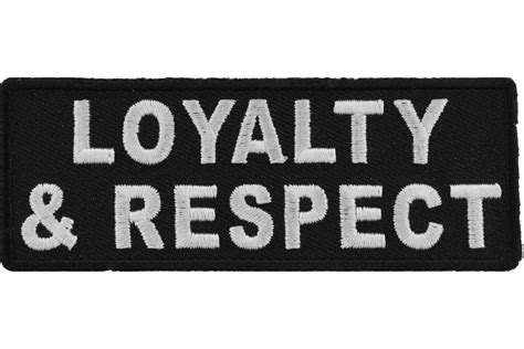 Loyalty And Respect Patch Inspirational Patches Thecheapplace