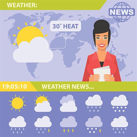 Royalty Free Weatherman Clip Art Vector Images And Illustrations Istock