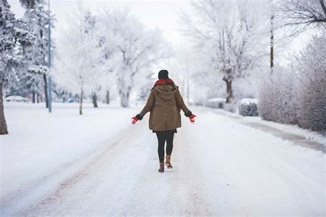 People Person Walking On Snow Path Winter Image Free Photo