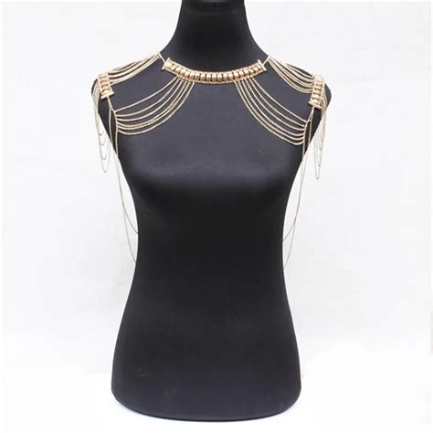 Otoky Women Nightclub Party Body Chain Jewelry Bikini Waist Gold Belly Beach Necklace Dropship