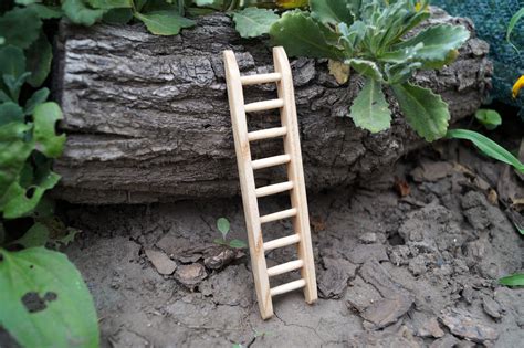 Fairy House Ladder Garden Ladder Fairy Ladder For Tree Etsy