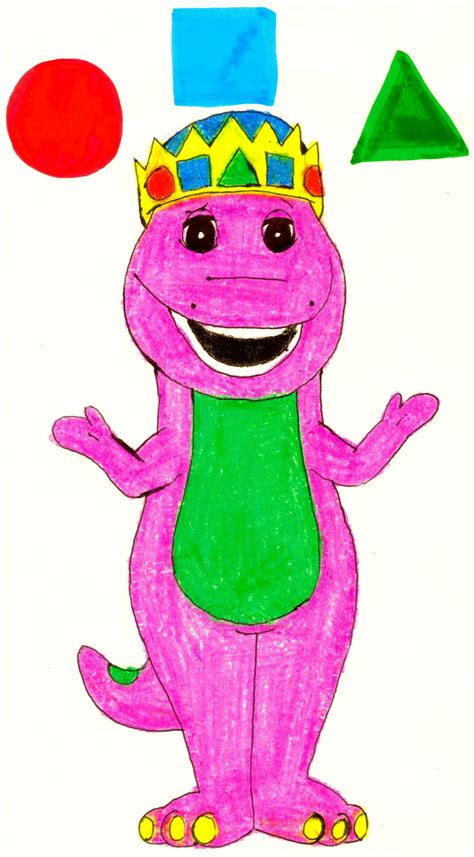 Barney In His Jughead Hat With Shapes By Bestbarneyfan On Deviantart